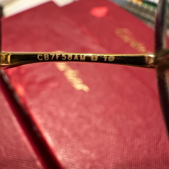 Diamond cut Cartier Men’s glasses - Picture 9 of 11